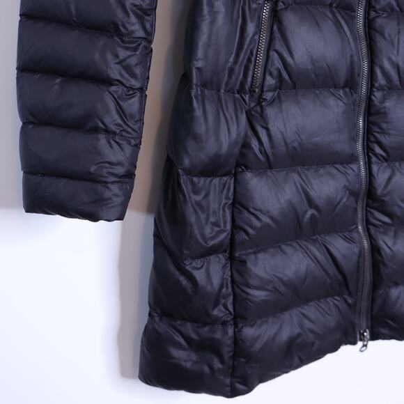 LULULEMON Brave The Cold Goose Down Jacket Black Knee Length Women's 4 - Picture 5 of 9